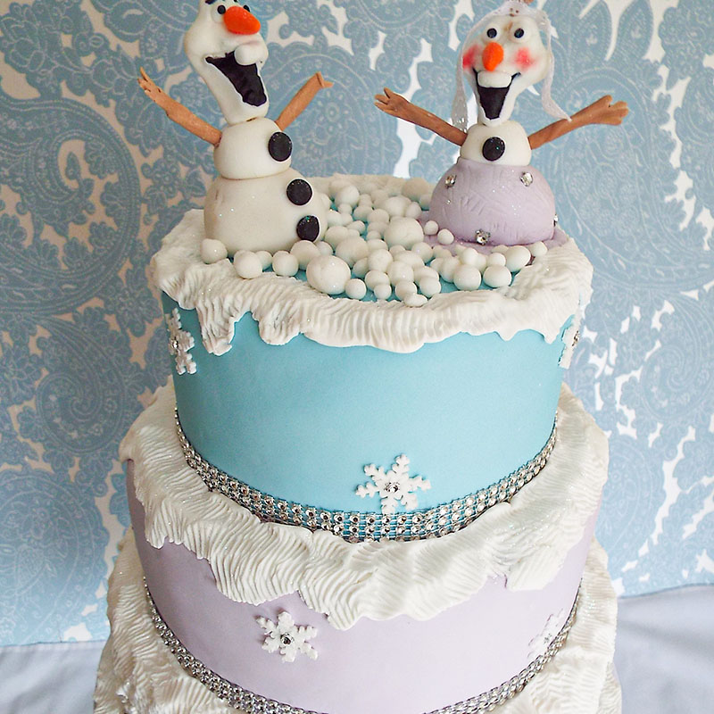 frozen theme olaf bride wedding